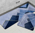 Rubber Floor Mat with Runner Geometric Pattern (Design As per Availibility)